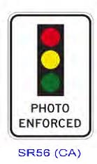 Encinitas Boulevard and El Camino Real Red Light Camera Ticket