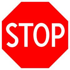 stop sign ticket